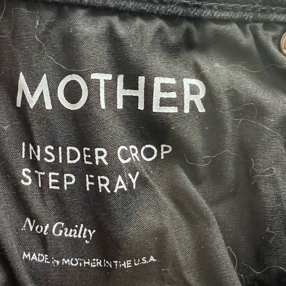 MOTHER The Insider Crop Step Fray Not Guilty Size 24 - Picture 15 of 16
